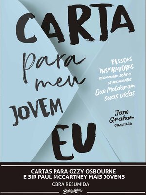 cover image of Cartas para Ozzy Osbourne e Sir Paul McCartney mais jovens